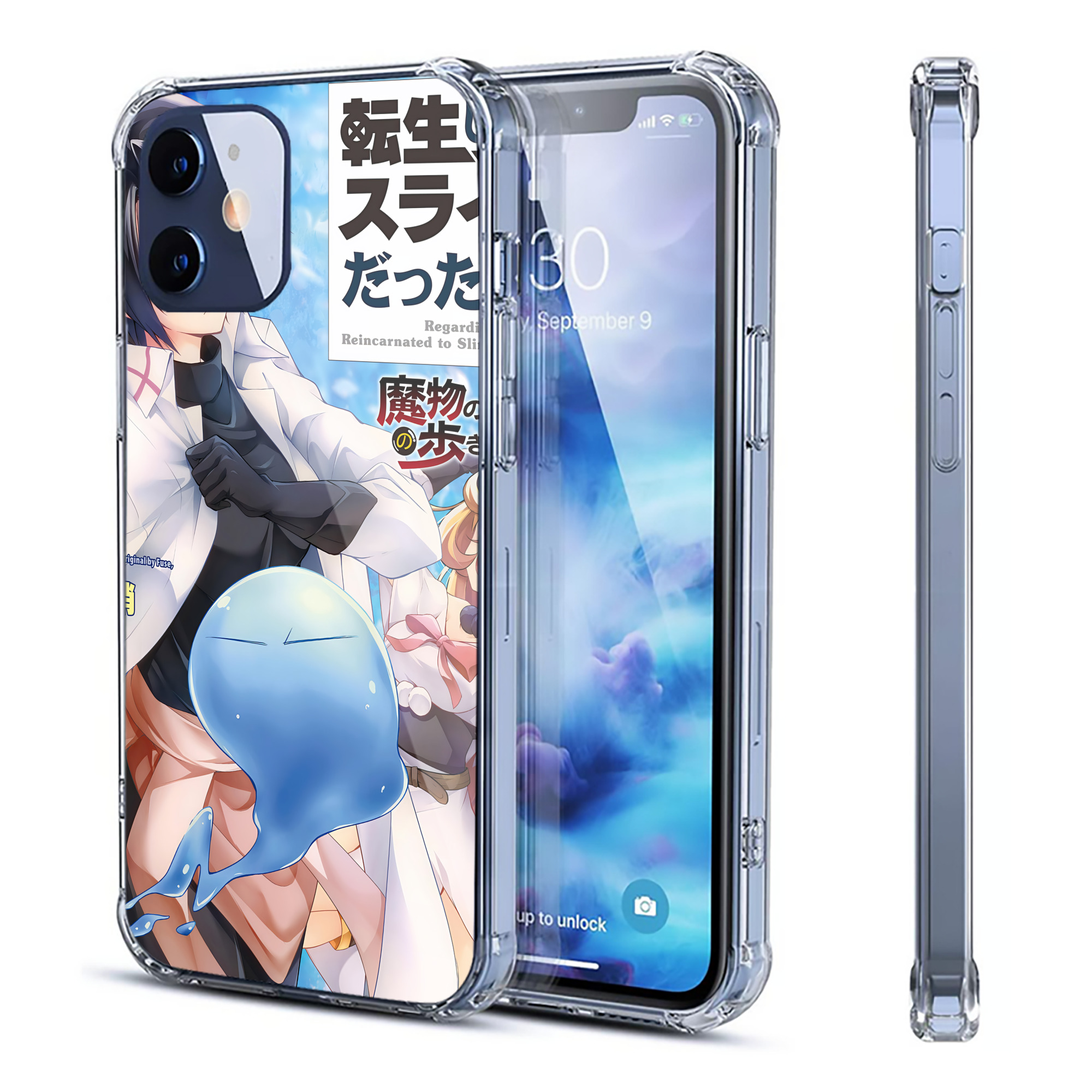 （画像用） 転スラ Regarding Reincarnated to Slime 【iPhone 12シリーズ対応】透明スマホケース（クリアソフトケース）